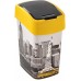 CURVER FLIP BIN NEW YORK 25L Kosz na śmieci 47 x 26 x 34 cm żółty/szary 02171-N27