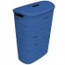 CURVER Kosz na pranie RIBBON, 46 x 27 x 59 cm, 49 l, niebieski 00746-X08