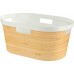 CURVER INFINITY 39L kosz na bieliznę 58,5 x 38,5 x 26,5 cm bambus 04762-B45