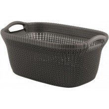 CURVER KNIT 40L Kosz na czyste pranie 60 x 27 x 39 cm, brązowy 03677-X59