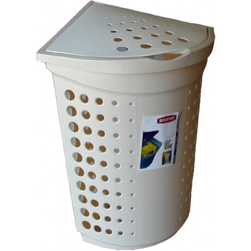 CURVER Kosz narożny, 47,8 x 41,4 x 58,8 cm, 40L, Savana, 05021-704