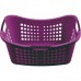 CURVER Kosz na pranie VICTORIA, 24,4 x 59 x 38,5 cm, 50 l, fioletowy 00048-939
