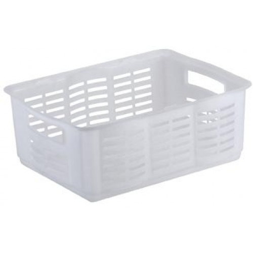 CURVER ALFA L Koszyk 40,6 x 30,4 x 15,6 cm transparentny 15166-001 CURVER ALFA L Koszyk 40,6 x 30,4 x 15,6 cm transparentny 15166-001