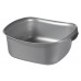 CURVER Miska 10L kwadratowa srebrna 02337-212