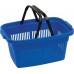 CURVER Plastikowy koszyk na zakupy, 47 x 23 x 31,5 cm, niebieski, 02686-287