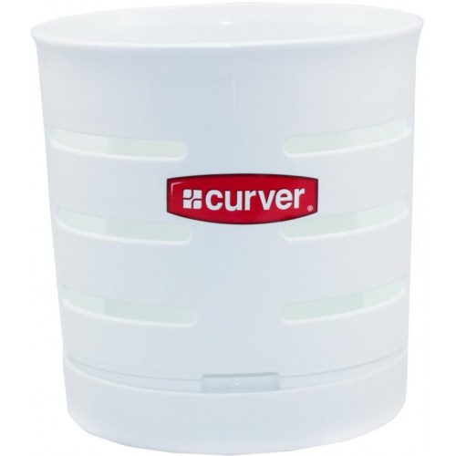 CURVER Ociekacz na sztućce 2-komorowy 12 x 12 cm biały 03410-059