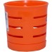 CURVER Ociekacz na sztućce 2-komorowy 12 x 12 cm pomarańczowy 03410-370