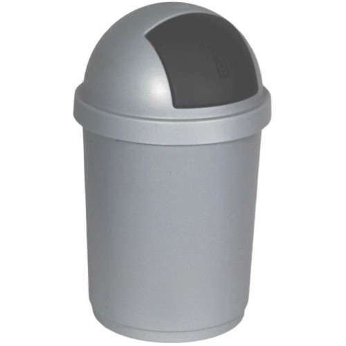 CURVER Kosz na śmieci BULLET, 56,5 x 34,3 x 34,3 cm, 25 l, ciemno-szary, 03929-877