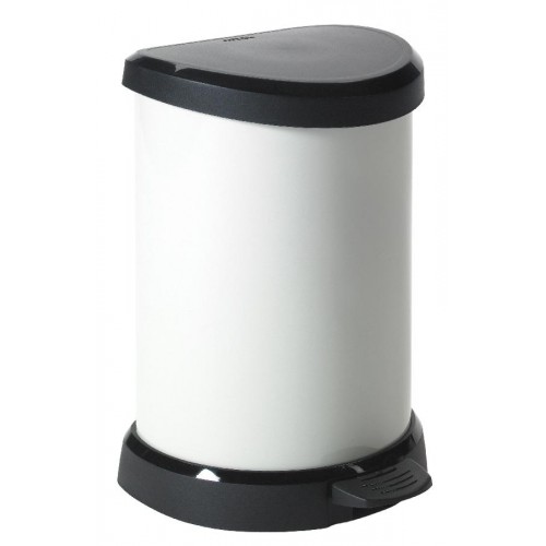 CURVER kosz na śmieci DECOBIN, 44,8 x 30,8 x 28,1 cm, 20l, kremowy, 02120-930