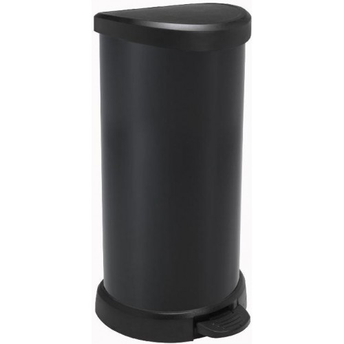 CURVER kosz na śmieci DECOBIN, 68 x 34,9 x 28,2 cm, 40l, czarny, 02150-930