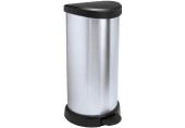 CURVER DECO BIN 40L Kosz na śmieci 30,9 x 34,9 x 69,7 cm srebrny 02150-582