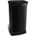 CURVER kosz na śmieci DECOBIN, 73 x 39 x 29 cm, 50l, czarny, 02162-929