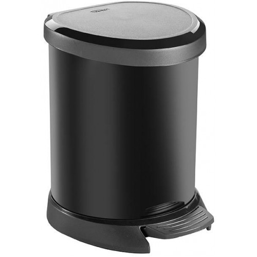CURVER kosz na śmieci DECOBIN, 27,7 x 24,6 x 21 cm, 5l, czarny, 02160-571