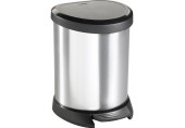 CURVER DECO BIN 5L Kosz na śmieci 24,6 x 27,7 x 21 cm srebrny 02160-599