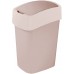 CURVER Kosz na śmieci Flip Bin, 47 x 26 x 34 cm, 25 l, 25L, beżowy, 02171-844