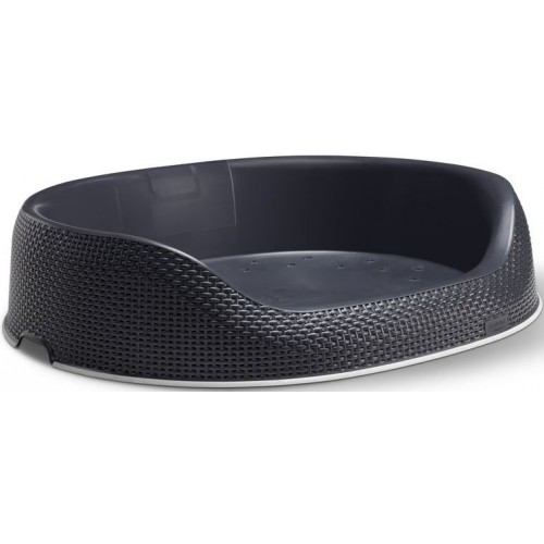 WYPRZEDAŻ CURVER PETLIFE legowisko dla psa Rattan L Antracyt R00614-P15 PĘKNIĘTE
