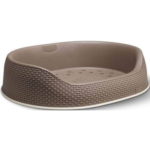 CURVER PETLIFE legowisko dla psa Rattan M Mocha 00613-P16