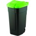 CURVER 110L Pojemnik na odpady, 88 x 52 x 58 cm, czarny/zielony 17183336