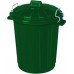 CURVER Pojemnik na odpady Hercules, 51,5 x 51,5 x 66 cm, 70L, zielony, 04124-385