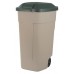 CURVER Pojemnik na odpady, 88 x 58 x 52 cm, 110L, cszary/zielony