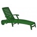 CURVER SPARTA Leżak ogrodowy, 194 x 74 x 30 cm, zielony 17182924