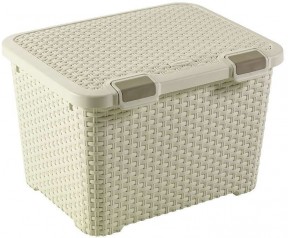 CURVER STYLE 43L Pojemnik z pokrywą 49,5 x 39,7 x 33 cm kremowy 00711-885