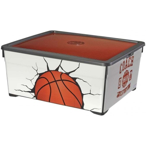 CURVER Tekstylny pojemnik BASKET, 40 x 34 x 17 cm, 18,5L, 03015-B21