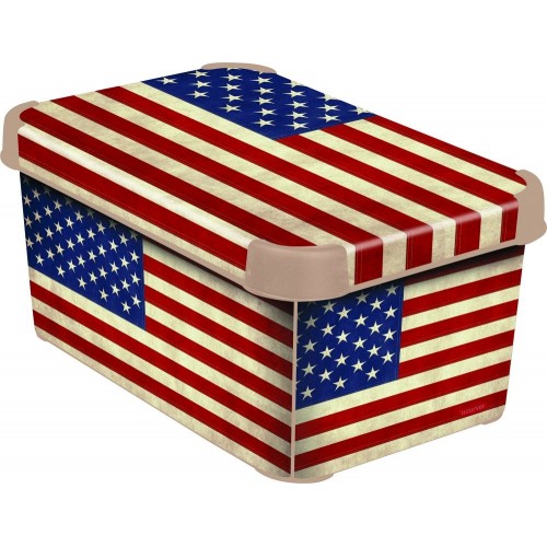 CURVER AMERICAN FLAG S Pojemnik 29,5 x 19,5 x 13 cm 04710-A33