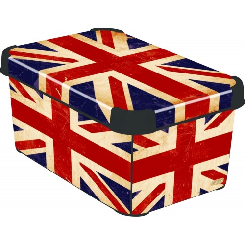 CURVER Pojemnik Deco'S Stockholm S British Flag, 29,5 x 19,5 x 13,5 cm, 04710-D99