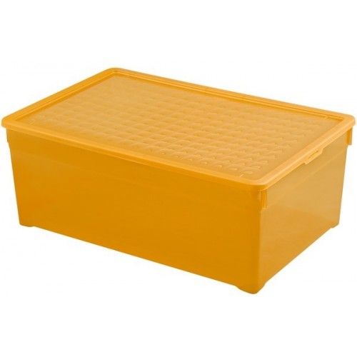 Curver Pojemnik na Tekstylia, 59,6 x 39,4 x 23 cm, 45 l, pomarańczowy, 03008-250