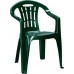 CURVER MALLORCA Krzesło ogrodowe, 56 x 58 x 79 cm, ciemny zielony 17180335