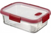 CURVER SMART COOK 0,9L Pojemnik szklany 20 x 15 x 7 cm transparentny/czerwony 00114-472