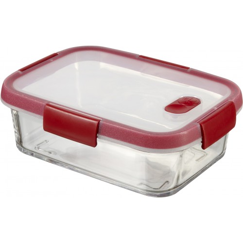 CURVER SMART COOK 0,9L Pojemnik szklany 20 x 15 x 7 cm transparentny/czerwony 00114-472 CURVER SMART COOK 0,9L Pojemnik szklany 20 x 15 x 7 cm transparentny/czerwony 00114-472