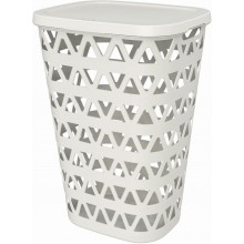 CURVER OCEANA 55L Kosz na bieliznę 42,6 × 34,5 × 60,1 cm, beżowy 00520-885