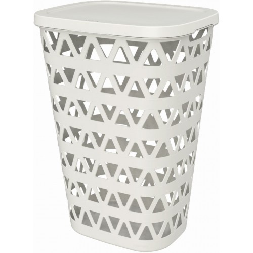 CURVER OCEANA 55L Kosz na bieliznę 42,6 × 34,5 × 60,1 cm, beżowy 00520-885