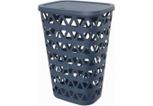 CURVER OCEANA 55L Kosz na bieliznę 42,6 × 34,5 × 60,1 cm, niebieski 00520-Z99