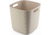 CURVER SOFTEX 15L Koszyk kwadratowy 27,9 x 27,9 x 26,9 cm, beżowy 00573-Z67
