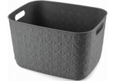 CURVER SOFTEX L 19L Koszyk 37,9 x 29,2 x 22,1 cm, ciemno szary 00574-Z68