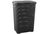 CURVER STYLE 60L Kosz na bieliznę 44,8 x 61,5 x 34,1 cm, ciemny szary 00707-308