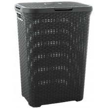 CURVER STYLE 60L Kosz na bieliznę 44,8 x 61,5 x 34,1 cm, ciemny szary 00707-308