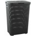 CURVER STYLE 60L Kosz na bieliznę 44,8 x 61,5 x 34,1 cm, ciemny szary 00707-308