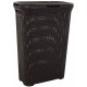 CURVER STYLE 40L Kosz na bieliznę 44,8 x 61,5 x 26,5 cm, ciemny brąz 00709-210