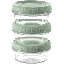 CURVER SMART ECO Zestaw 3 pojemników na sos 3x0,08L zielony 00956-W41