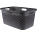 CURVER PURE 47L Kosz na czyste pranie 60 x 40 x 28 cm, szary 01917-G43