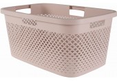 CURVER PURE 47L Kosz na czyste pranie 60 x 40 x 28 cm, różowy 01917-Q70