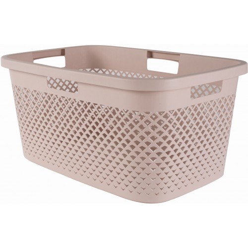 CURVER PURE 47L Kosz na czyste pranie 60 x 40 x 28 cm, różowy 01917-Q70