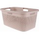 CURVER PURE 47L Kosz na czyste pranie 60 x 40 x 28 cm, różowy 01917-Q70
