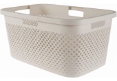 CURVER PURE 47L Kosz na czyste pranie 60 x 40 x 28 cm, beżowy 01917-X64