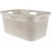 CURVER PURE 47L Kosz na czyste pranie 60 x 40 x 28 cm, beżowy 01917-X64