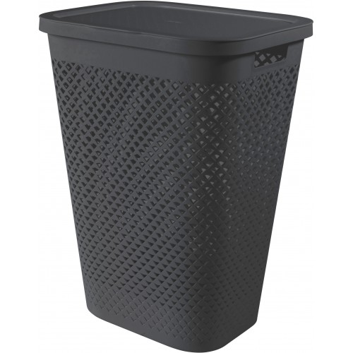 CURVER PURE 55L Kosz na brudną bieliznę 43 x 35 x 58 cm, szary 01918-G43